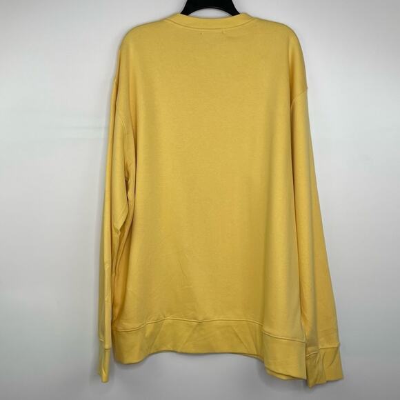 Polo Ralph Lauren yellow pullover sweatshirt Polo beach bear size XLT - Picture 5 of 11